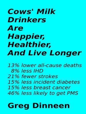 cover image of Cows' Milk Drinkers Are Happier, Healthier, and Live Longer